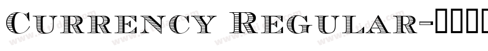 Currency Regular字体转换